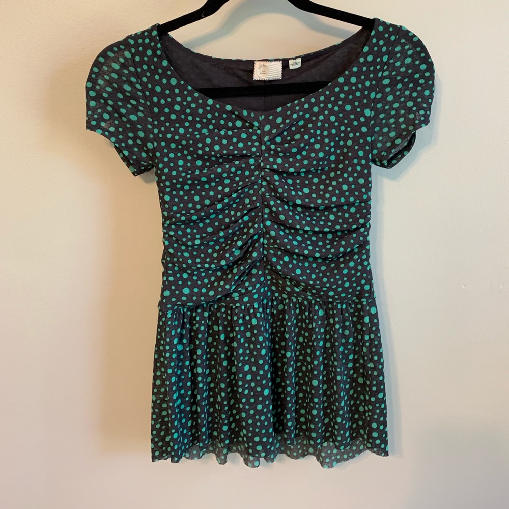 Anthropologie peplum top